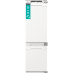 Gorenje NRKI517E62WF Beépíthető kombinált alul fagyasztós hűtő