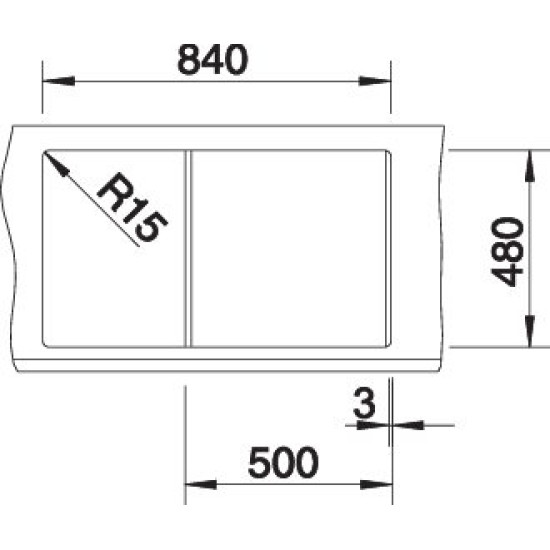 Blanco METRA 5 S fehér exc. 513037 Gránit mosogatótálca