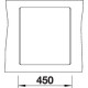 Blanco DALAGO 45-F antracit exc., SZINTBE ÉPÍTÉS 517166 Gránit mosogatótálca