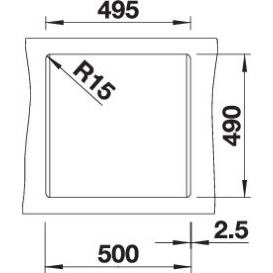 Blanco DALAGO 5 kávé exc. 518529 Gránit mosogatótálca