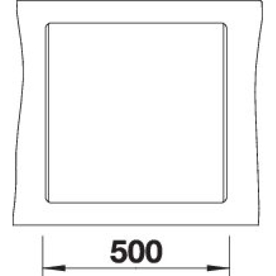 Blanco DALAGO 5-F fehér exc., SZINTBE ÉPÍTÉS 518532 Gránit mosogatótálca