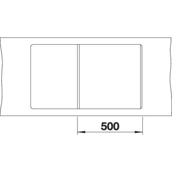 Blanco METRA 5S-F alumetál exc. 519098 Gránit mosogatótálca