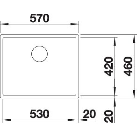 Blanco CLARON XL 60-IF D.Plus InFino 521595 Rozsdamentes acél mosogatótálca