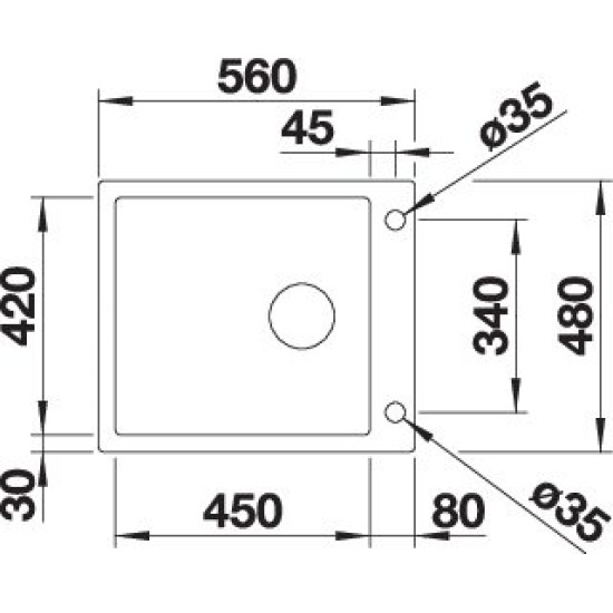 Blanco CLARON XL 60-IF/A D.Plus InFino 521641 Rozsdamentes acél mosogatótálca