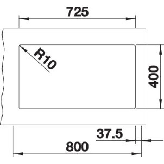 Blanco SUBLINE 430/270-U alumetál e.n. 523153 Gránit mosogatótálca