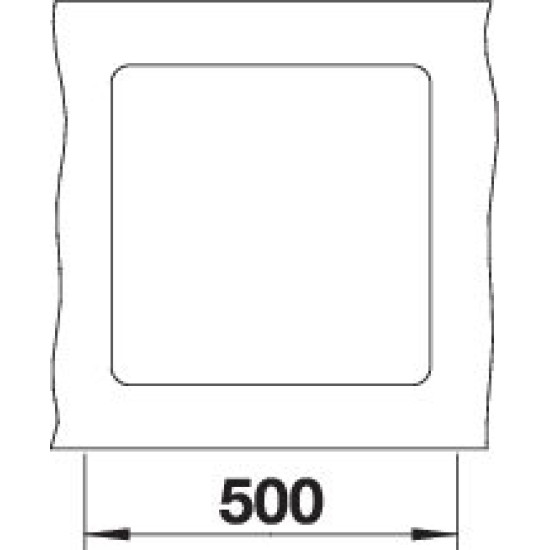 Blanco SUBLINE 400-F palaszürke exc.n. 523495 Gránit mosogatótálca