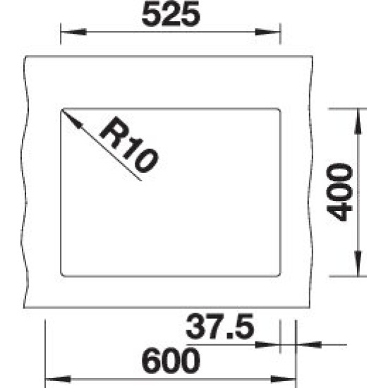 Blanco SUBLINE 340/160-U b. palasz e.n 523549 Gránit mosogatótálca