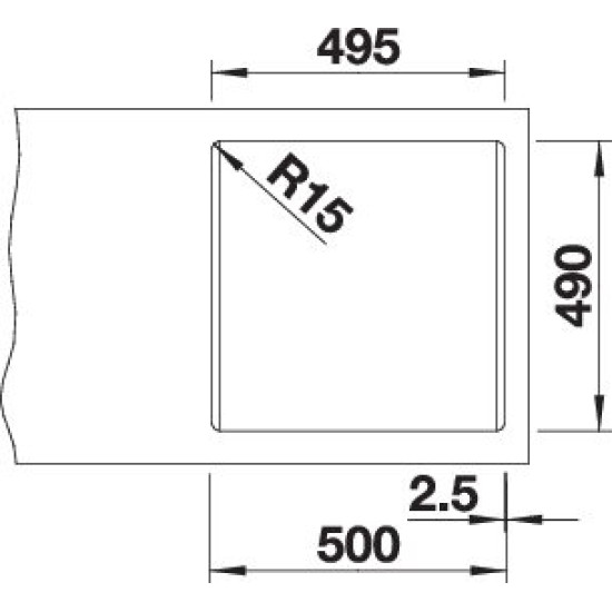 Blanco PLEON 5 palaszürke tart.n., exc 523677 Gránit mosogatótálca