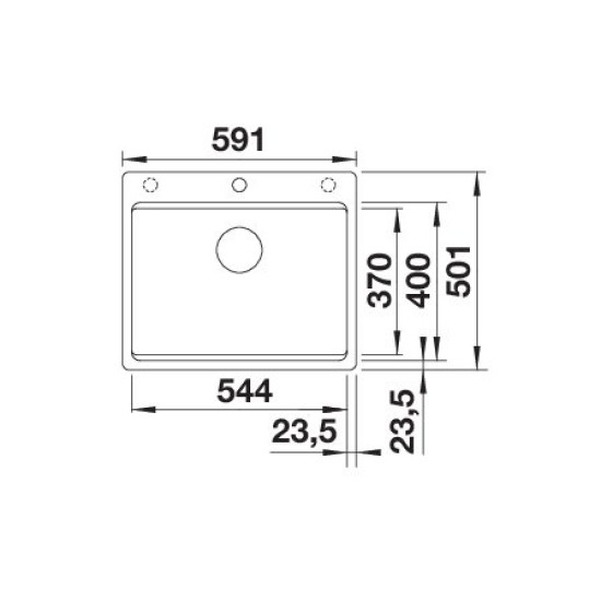 Blanco ETAGON 6-F fehér tart., exc.n., SZINTBE ÉPÍTÉS 527686 Gránit mosogatótálca