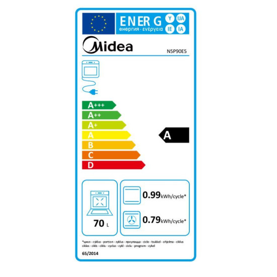 Midea 7NA30T1 Beépíthető gőzsütő