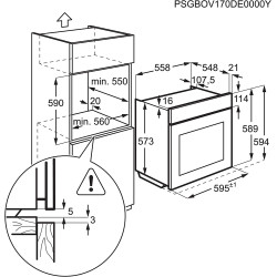 AEG BES33111XM Beépíthető villany sütő