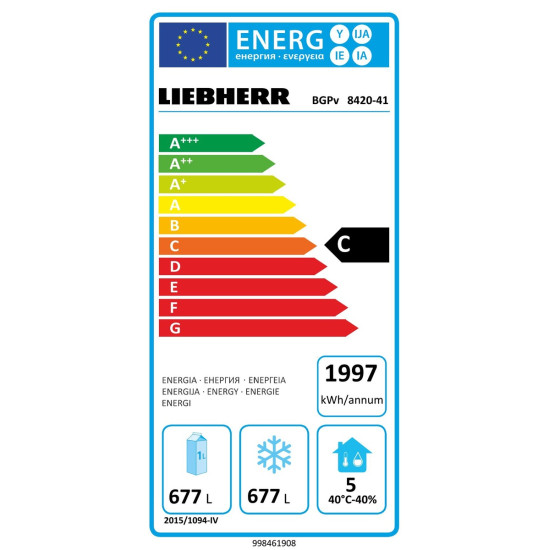 Liebherr BGPV8420 Ipari fagyasztószekrény