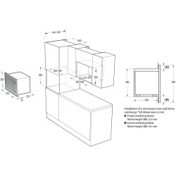 Gorenje BM201AG1X Állószekrénybe építhető mikrohullámú sütő