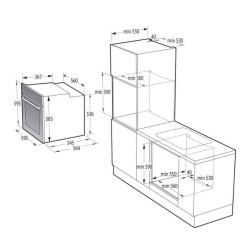 Gorenje BOS67372CLI Beépíthető villany sütő