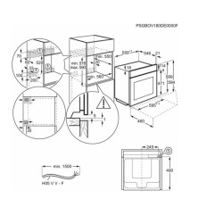 AEG BPE748380B Beépíthető villany sütő