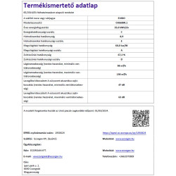 Evido EVIDO DUALFLOW 60 hagyományos páraelszívó CHS6BW.1 Kürtős páraelszívó