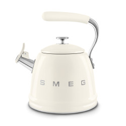 Smeg SMEG VÍZFORRALÓ TEÁSKANNA, retro, síppal, bézs CKLW2001CR Tejhabosító