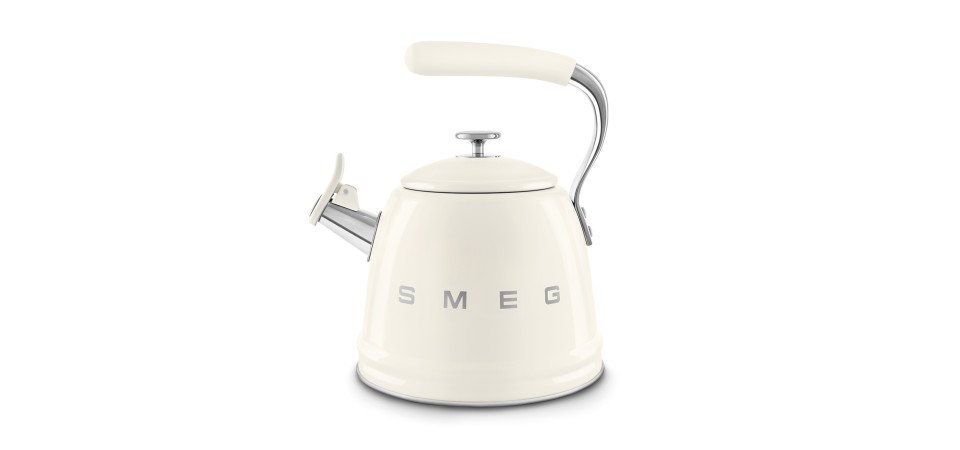 Smeg SMEG VÍZFORRALÓ TEÁSKANNA, retro, síppal, bézs CKLW2001CR Tejhabosító