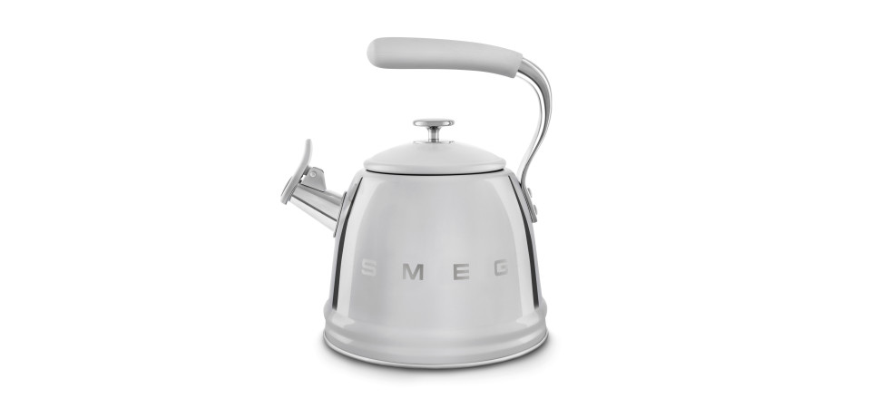 Smeg SMEG VÍZFORRALÓ TEÁSKANNA, retro, síppal, inox CKLW2001SS Tejhabosító