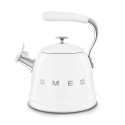 Smeg SMEG VÍZFORRALÓ TEÁSKANNA, retro, síppal, fehér CKLW2001WH Tejhabosító