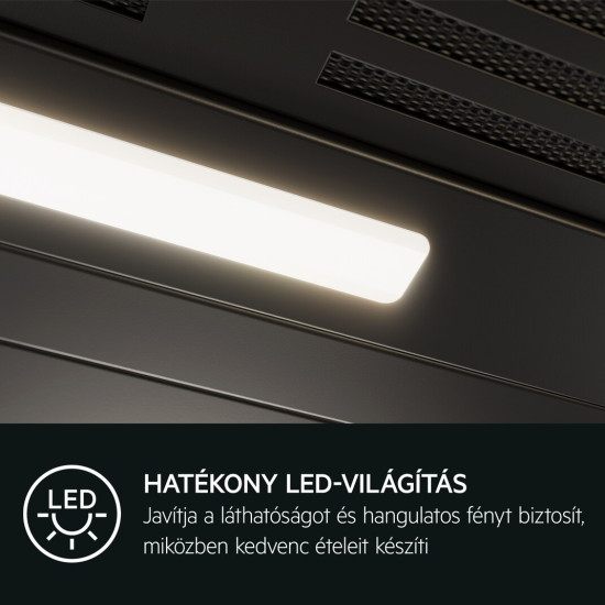 AEG DDE5960B Pultba építhető páraelszívó