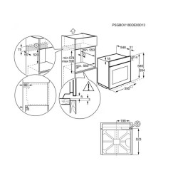 Electrolux EOE8P38X Beépíthető villany sütő