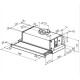 Faber FLEXANGGLASSLUXWA60 Kihúzható páraelszívó