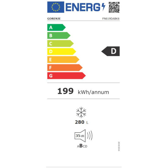 Gorenje FN619DABK6 Fagyasztószekrény