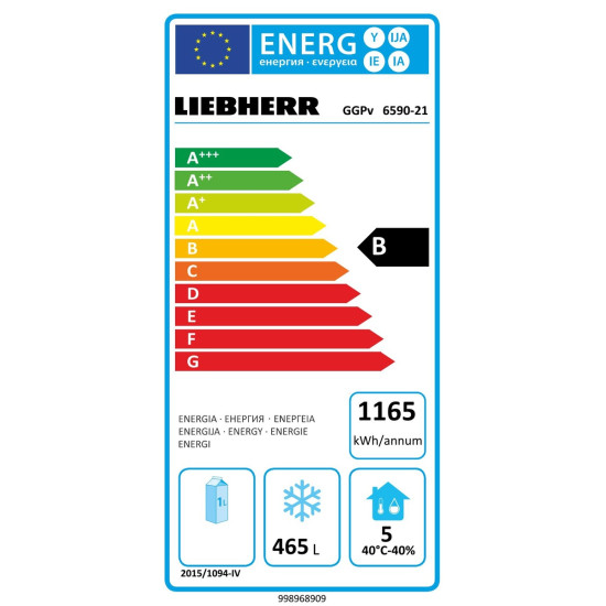 Liebherr GGPV6590 Ipari fagyasztószekrény