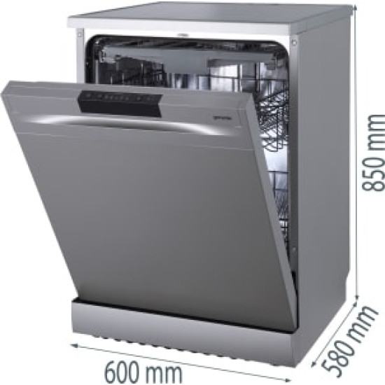 Gorenje GS620E10S 12-16 terítékes mosogatógép