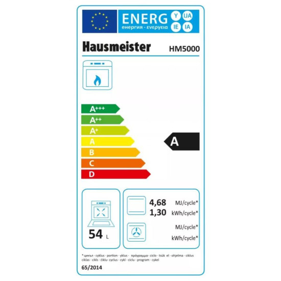 Hausmeister HM5000 Gáz tűzhely