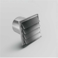 Elica Elica - Gravitációs zsalu kör csatlakozóval inox 190x190 mm Külső rács