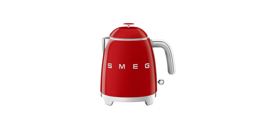 SMEG SMEG MINI VÍZFORRALÓ, retro, piros KLF05RDEU Vízforraló