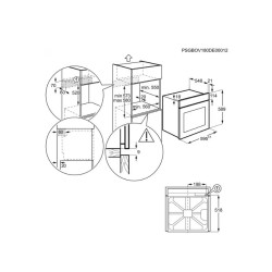 Electrolux LOE8P38Z Beépíthető villany sütő