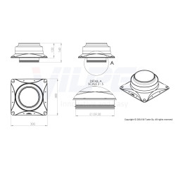 VILPE VILPEÂR E220S tetőventilátor + IS, szürke Szellőztető ventilátor tartozékok