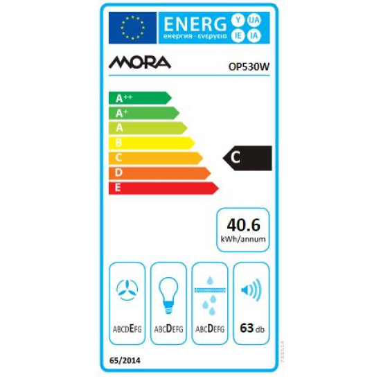 Mora Mora OP530W Hagyományos páraelszívó