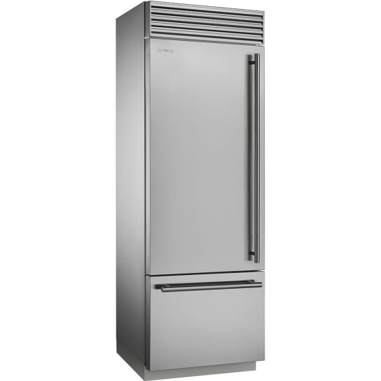 SMEG SMEG RF376 alulfagyasztós hűtő RF376LSIX Kombinált alulfagyasztós hűtőszekrény