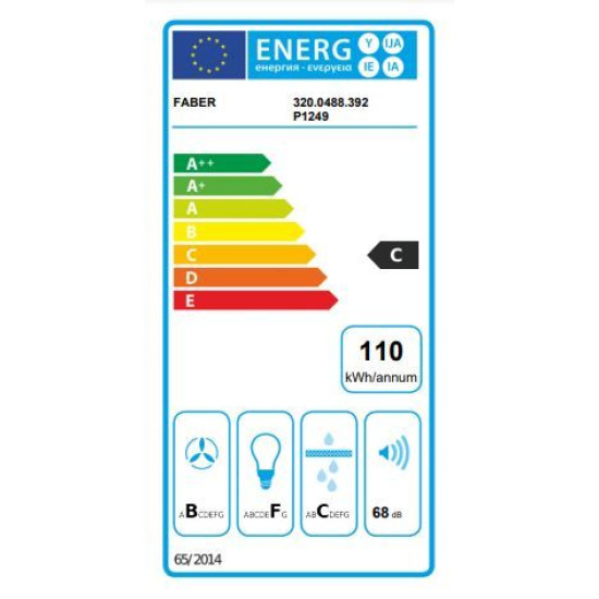 Faber STRIPSMARTLEDEV8XA90 Kürtős páraelszívó