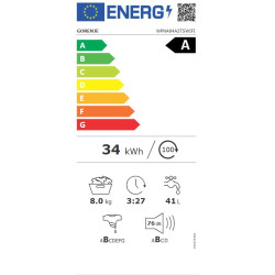 Gorenje WPNA84A2TSWIFI Elöltöltős mosógép