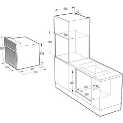 Gorenje BO6717E03ABG Beépíthető villany sütő