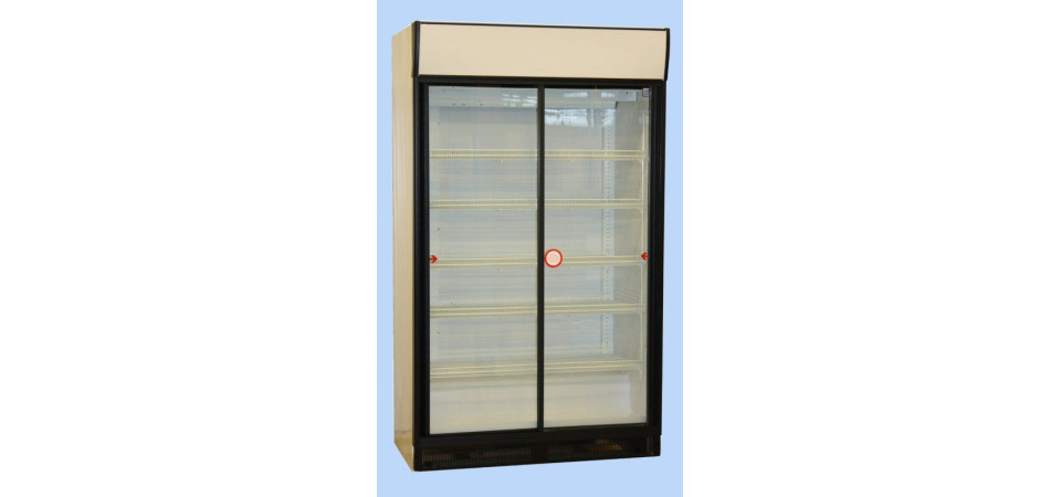 Coldmatic CG10G Ipari üvegajtós hűtőszekrény