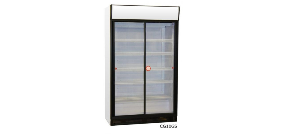 Coldmatic CG10GH Ipari üvegajtós hűtőszekrény