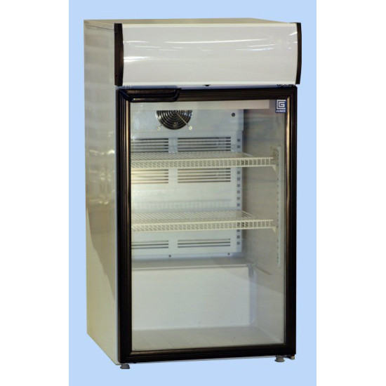 Coldmatic CG165GVLB Ipari üvegajtós hűtőszekrény
