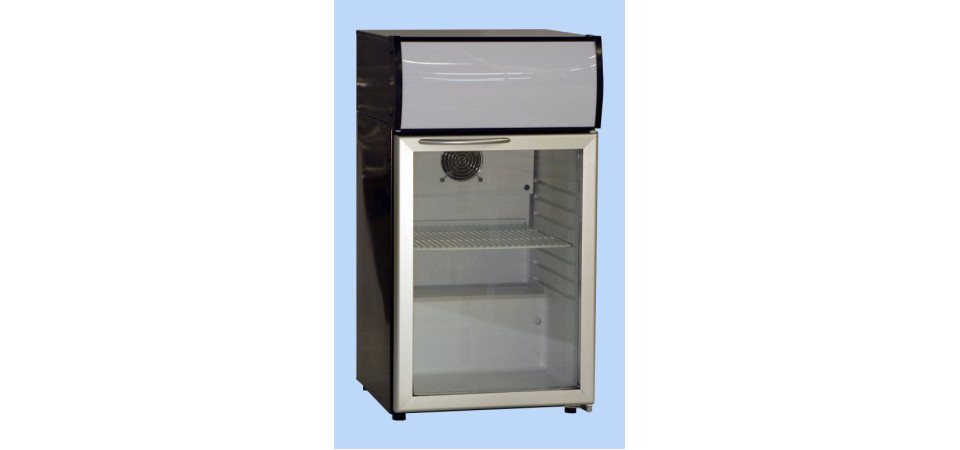 Coldmatic CG45GVLB Ipari üvegajtós hűtőszekrény