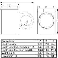 Gorenje DG2P7E Hőszivattyús szárítógép