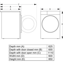 Gorenje DG81DP Hőszivattyús szárítógép