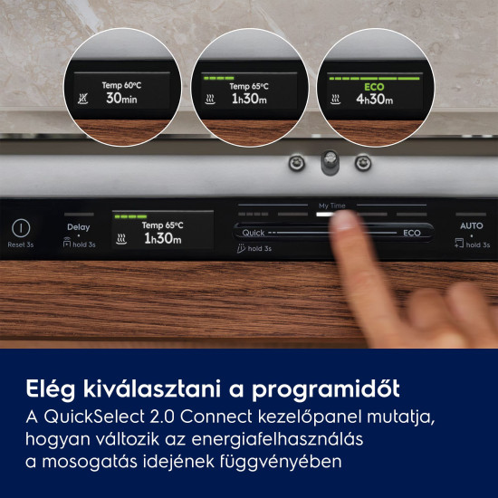 Electrolux E72LA200S Beépíthető 12-15 terítékes mosogatógép
