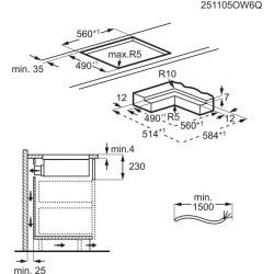 Electrolux ECC63410CT Beépíthető indukciós főzőlap