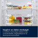 Electrolux ENT6MD19S3 Beépíthető kombinált alul fagyasztós hűtő