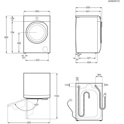 Electrolux EW6FY8493DE Elöltöltős mosógép
